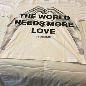 3.Paradis White Graphic T-Shirt